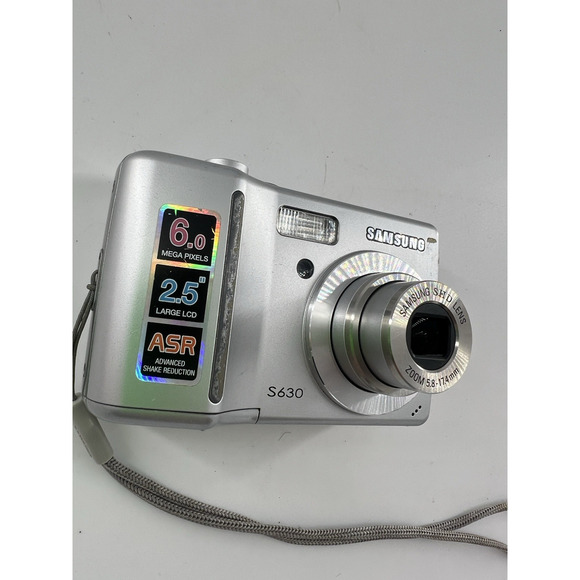 Samsung Digimax S630 6.0MP Compact Digital Camera Silver Photography Tested - Picture 7 of 7